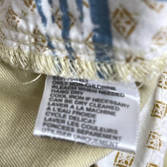 Tommy Bahama Shorts Men's 35 Khaki Classic Fit Yellow Flat Front Casual Summer - Picture 11 of 15